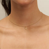 24K Gold Dainty Cross Pendant Necklace - Keepsake