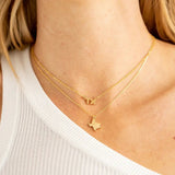 24K Gold Hammered Texas Pendant Necklace - Keepsake