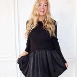 So Charmed Sweater Mini Dress