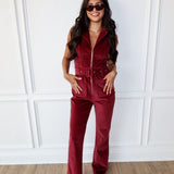 Crushed it Corduroy Jumpsuit