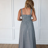 Checkmate Corset Maxi Dress