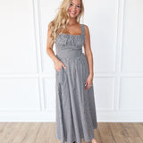 Checkmate Corset Maxi Dress