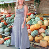 Checkmate Corset Maxi Dress