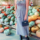 Checkmate Corset Maxi Dress