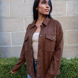 Alex Suede Shirt Jacket - Keepsake