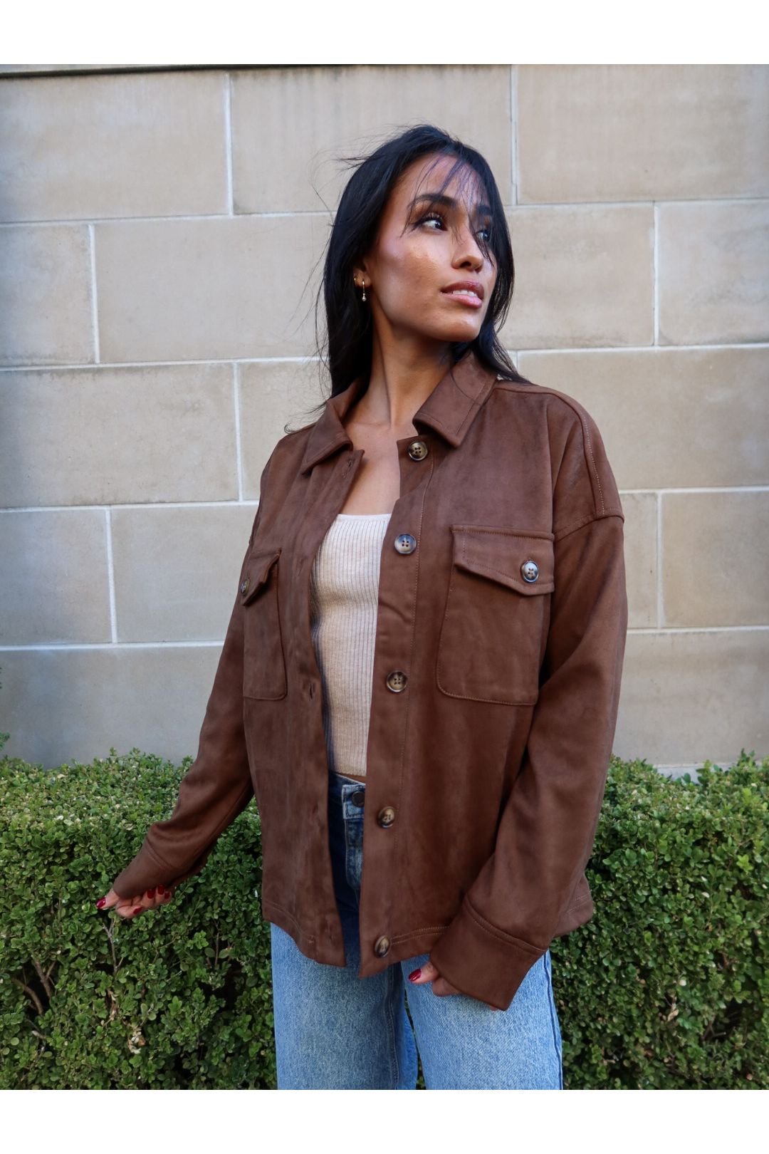 Alex Suede Shirt Jacket - Keepsake