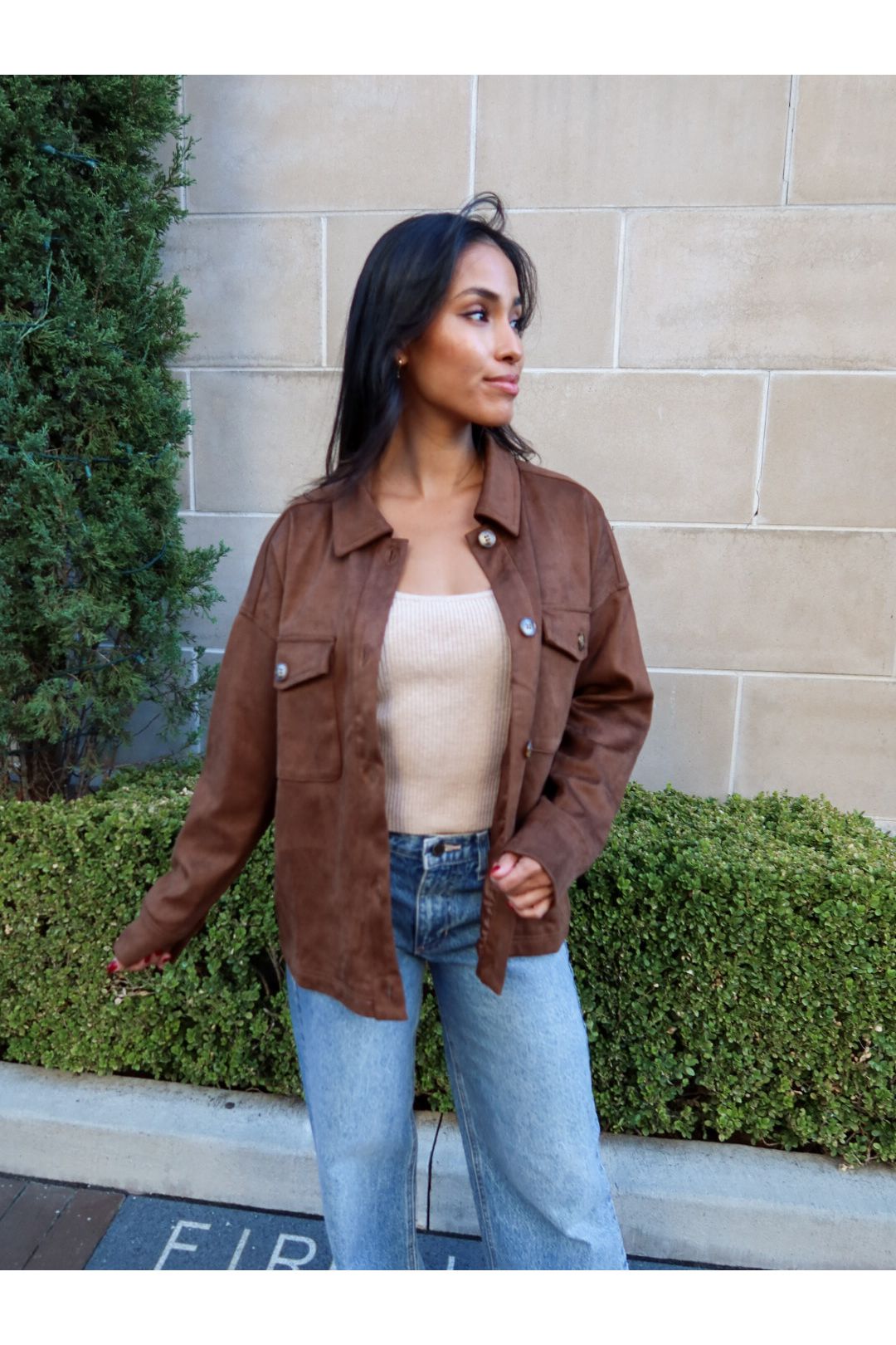 Alex Suede Shirt Jacket - Keepsake