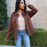 Alex Suede Shirt Jacket - Keepsake