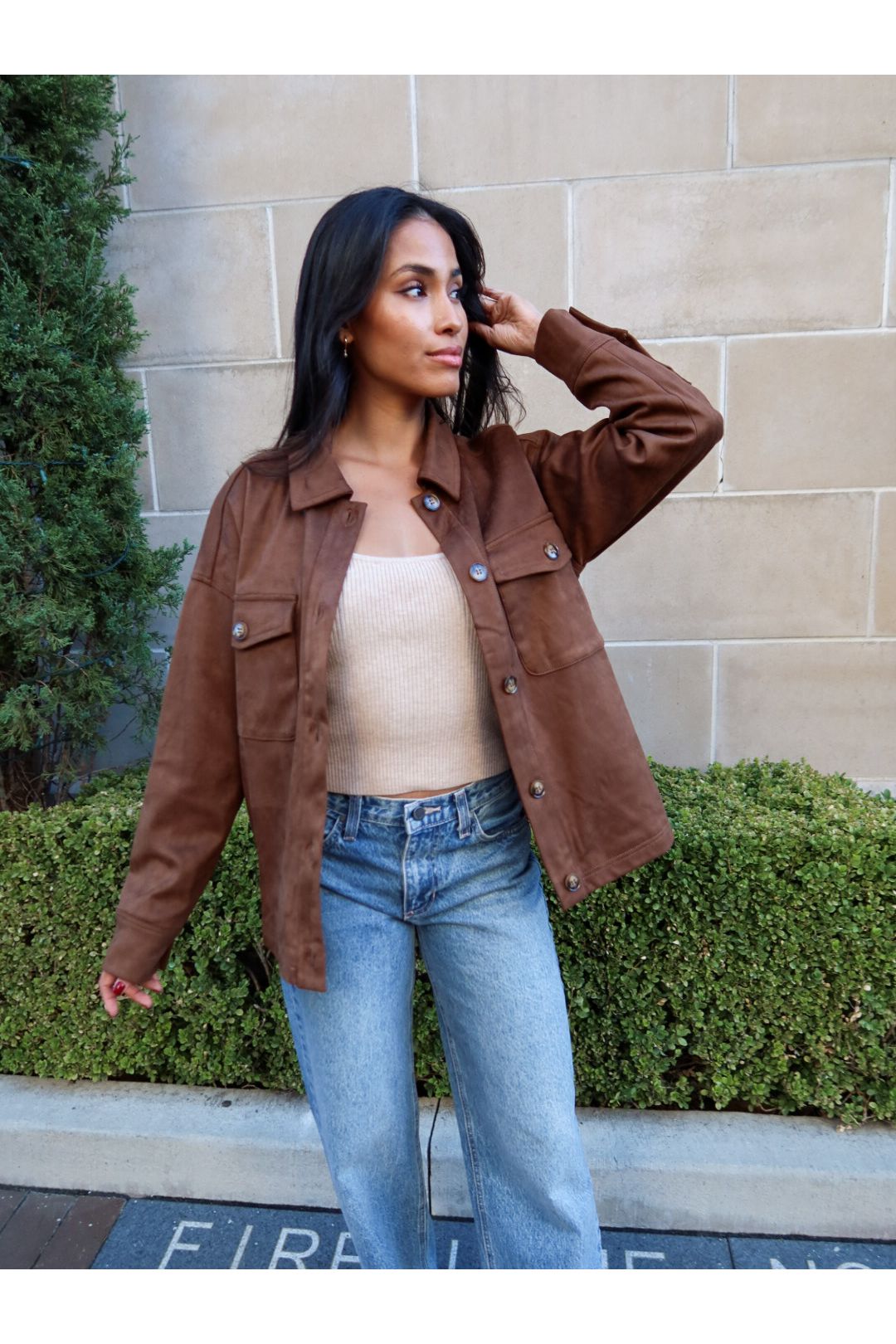 Alex Suede Shirt Jacket - Keepsake