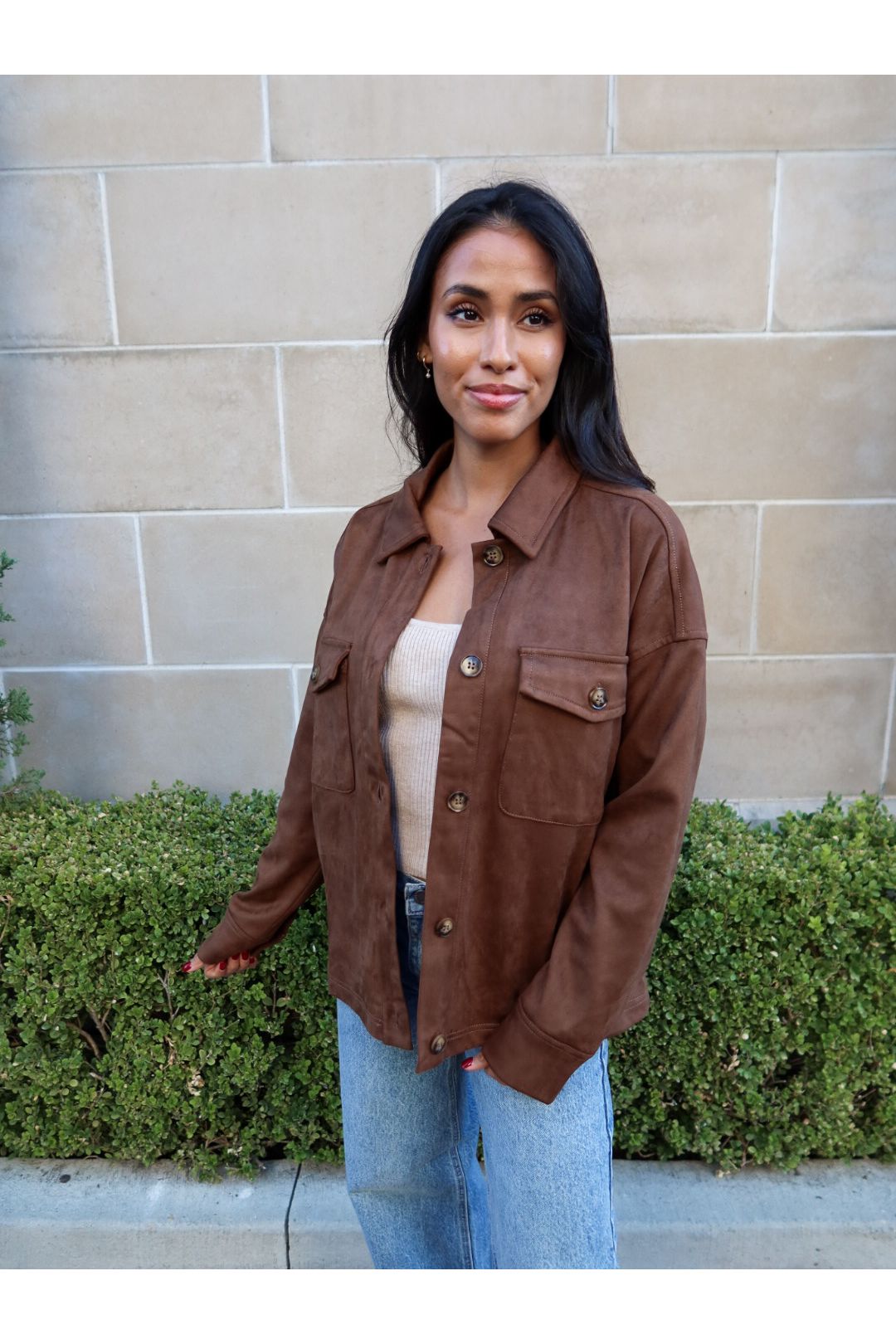 Alex Suede Shirt Jacket - Keepsake