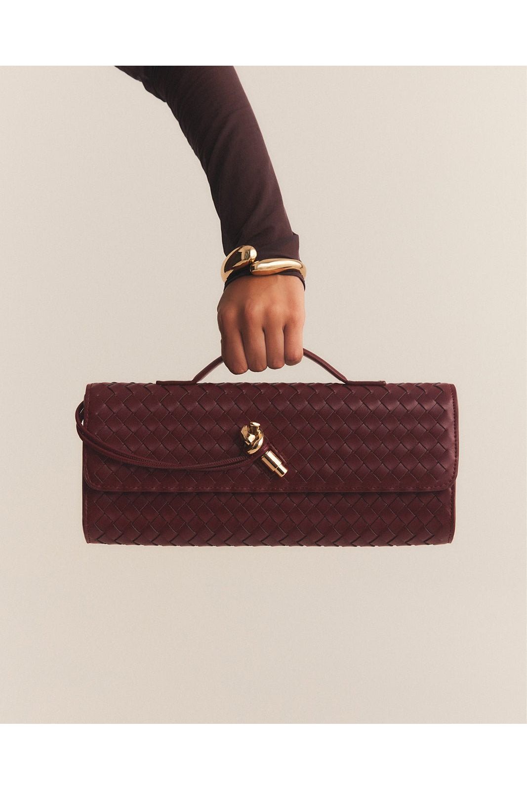 Alice Clutch Bag - Wine - Keepsake