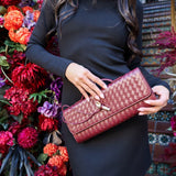 Alice Clutch Bag - Wine - Keepsake