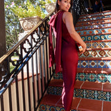 Cabernet Scarf Maxi Dress - Keepsake