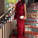 Cabernet Scarf Maxi Dress - Keepsake