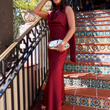 Cabernet Scarf Maxi Dress - Keepsake