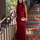 Cabernet Scarf Maxi Dress - Keepsake