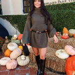Cozy Intentions Sweater Dress - Olive - Keepsake