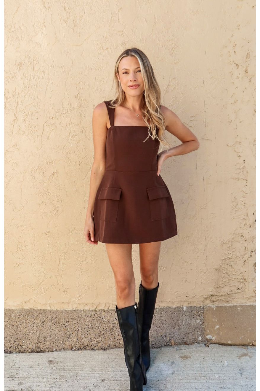Double Take Romper - Chocolate - Keepsake