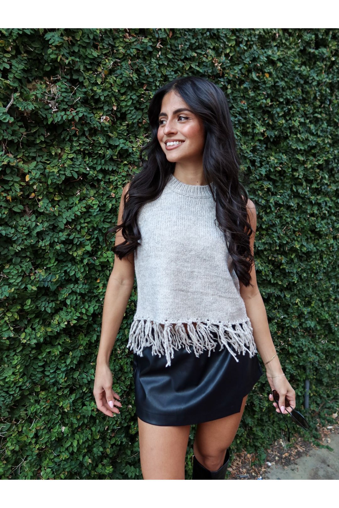 Fringe Factor Sleeveless Sweater - Keepsake