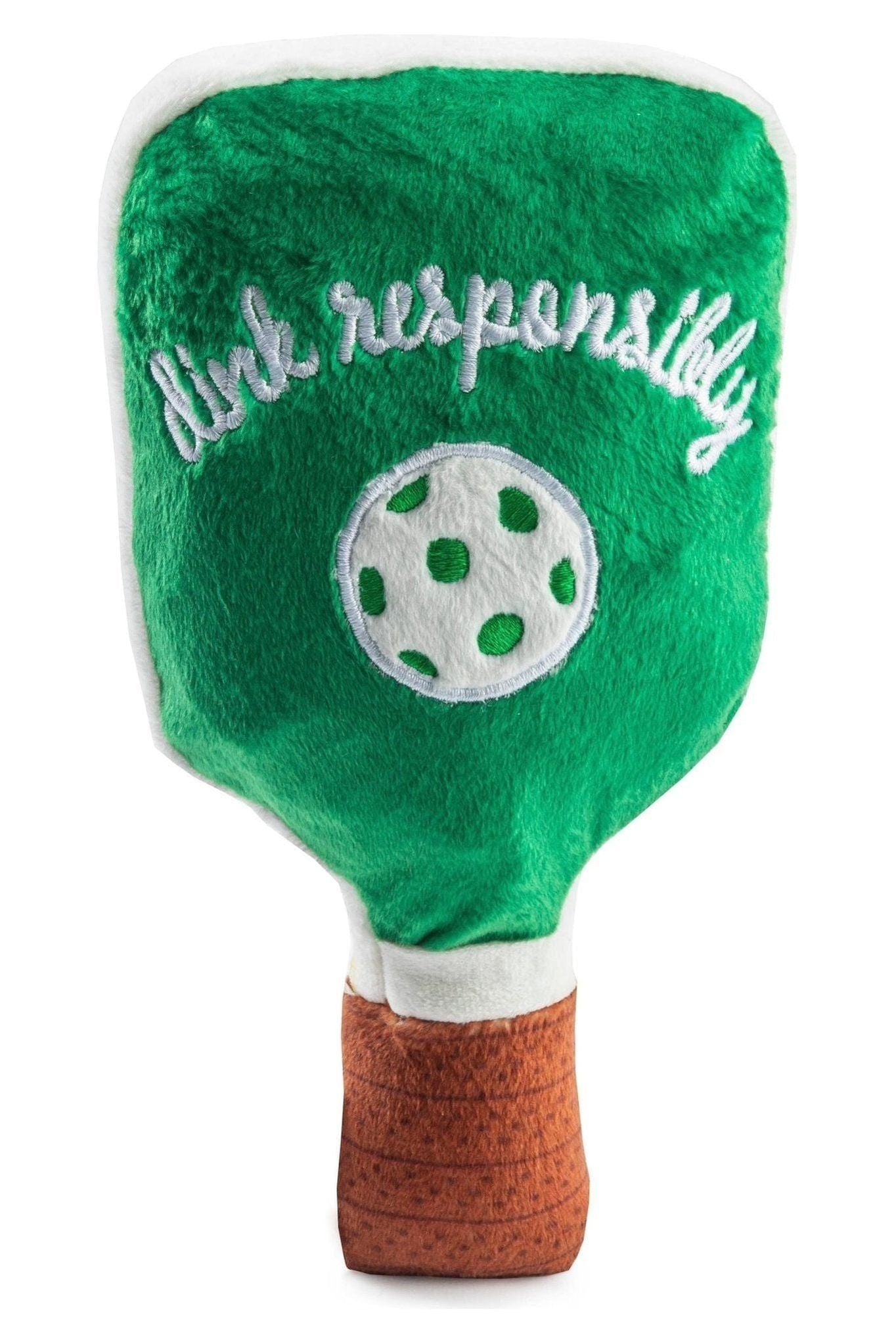 Green Stripe Pickleball Paddle by Haute Diggity Dog - Keepsake