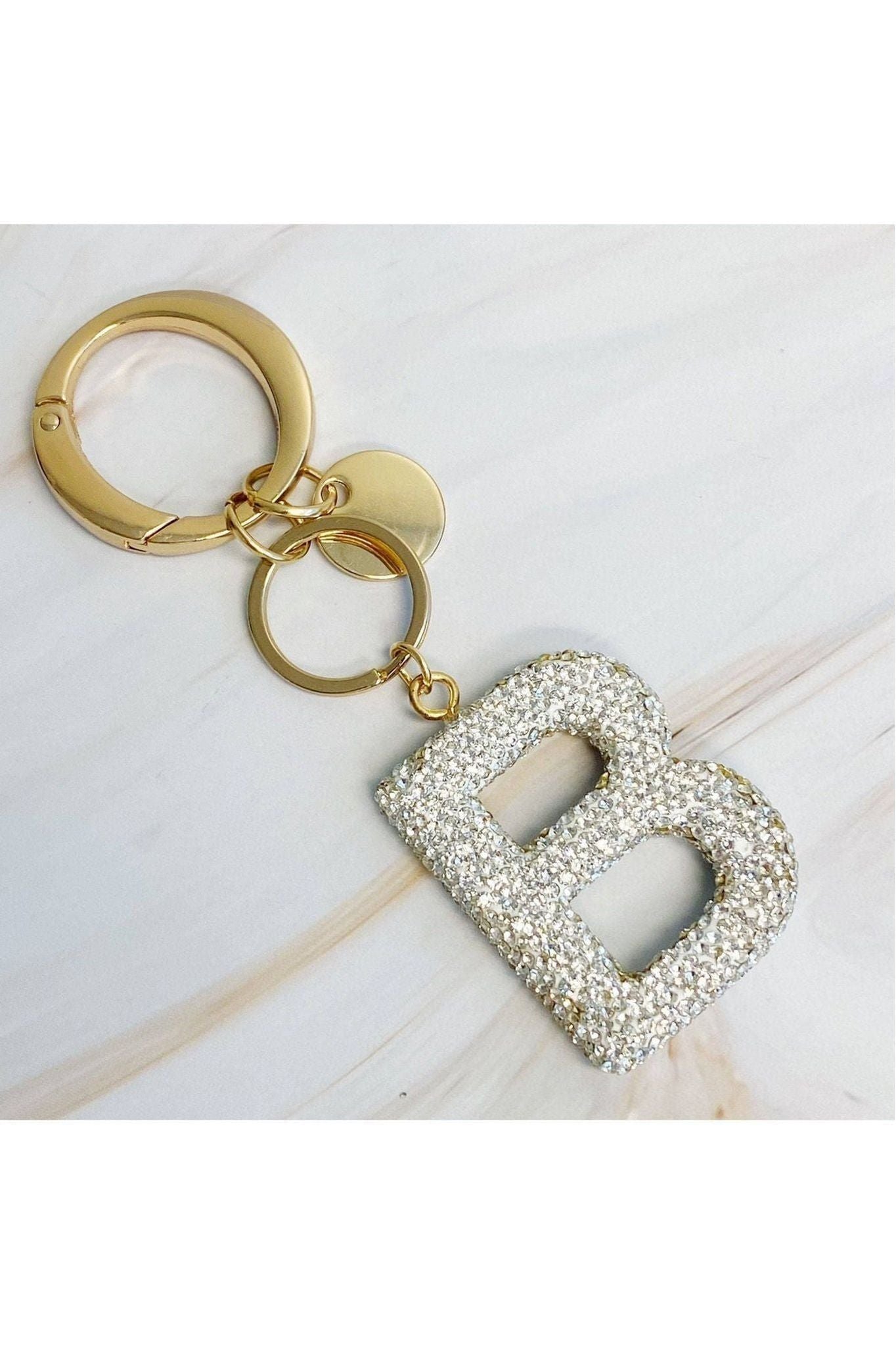 It Girl Glam Initial Key Chain - Keepsake