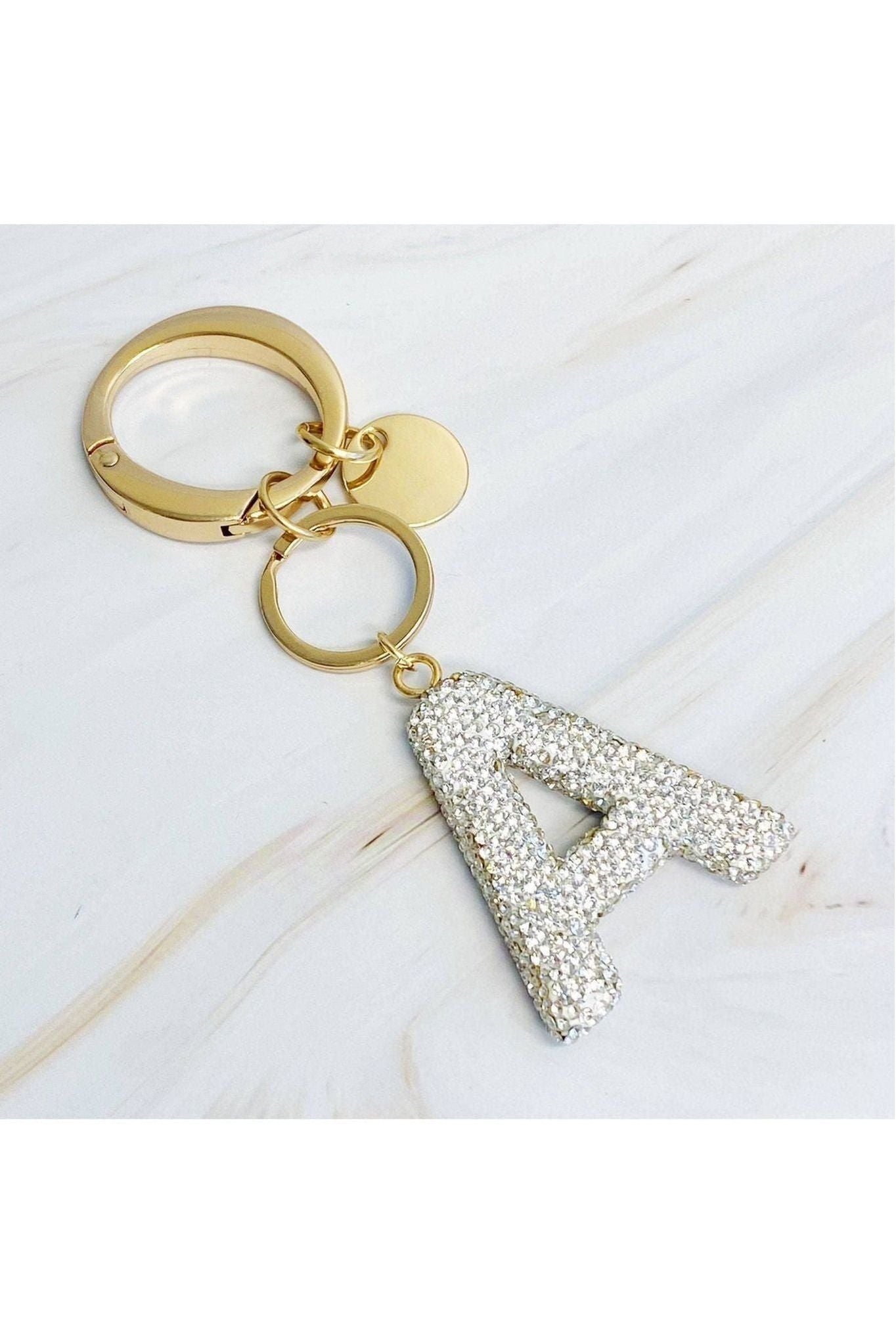 It Girl Glam Initial Key Chain - Keepsake