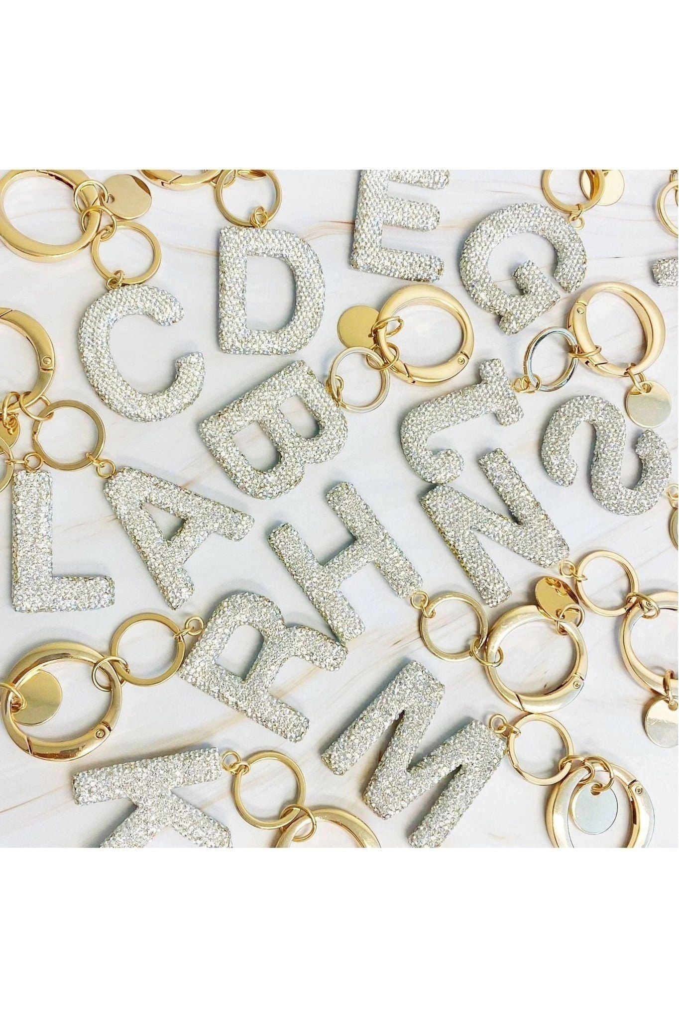 It Girl Glam Initial Key Chain - Keepsake