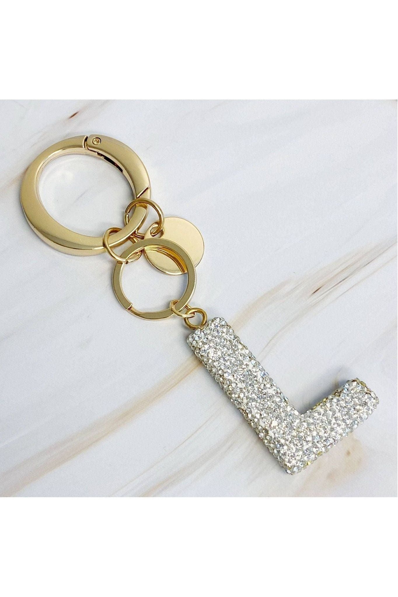 It Girl Glam Initial Key Chain - Keepsake