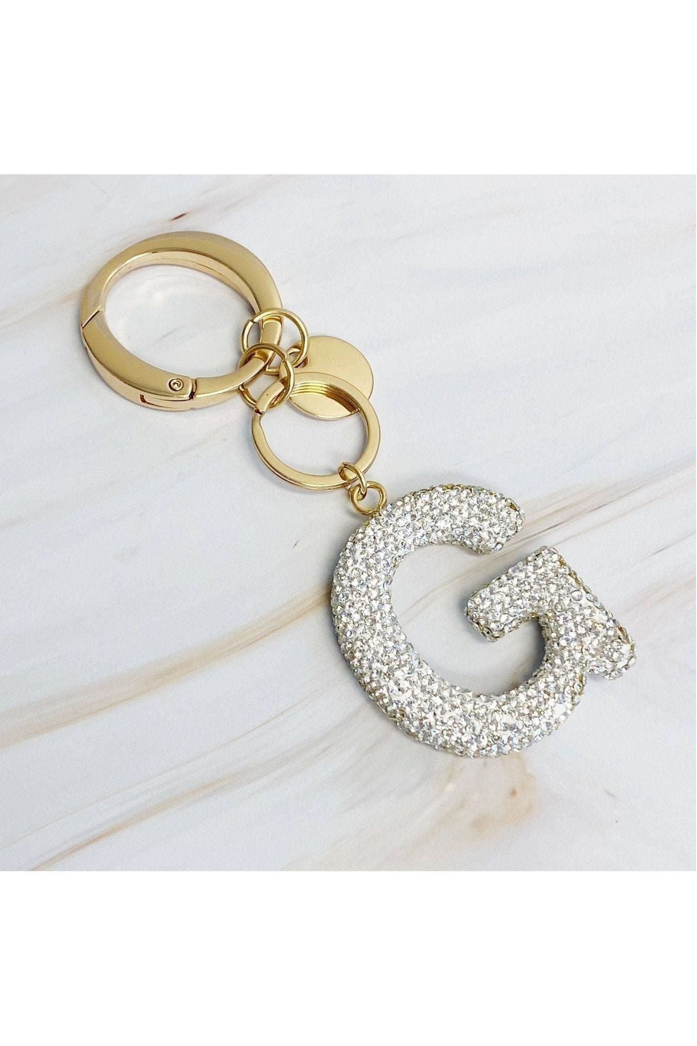 It Girl Glam Initial Key Chain - Keepsake