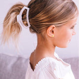 Open Hair Clip | Medium | Coconut White - Keepsake