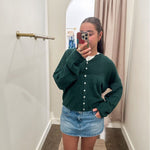 Piper Cardigan - Green - Keepsake