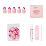 Press On Nails: Raspberry Sorbet - Keepsake