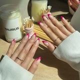 Press On Nails: Raspberry Sorbet - Keepsake
