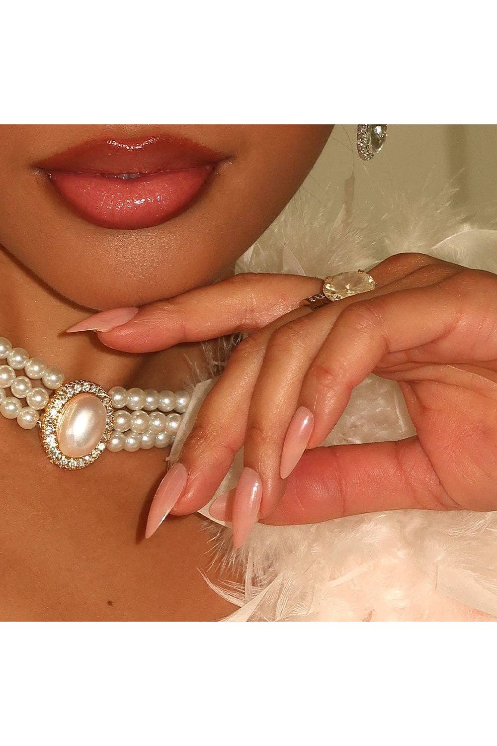 Press On Nails: Sheer Pink - Keepsake