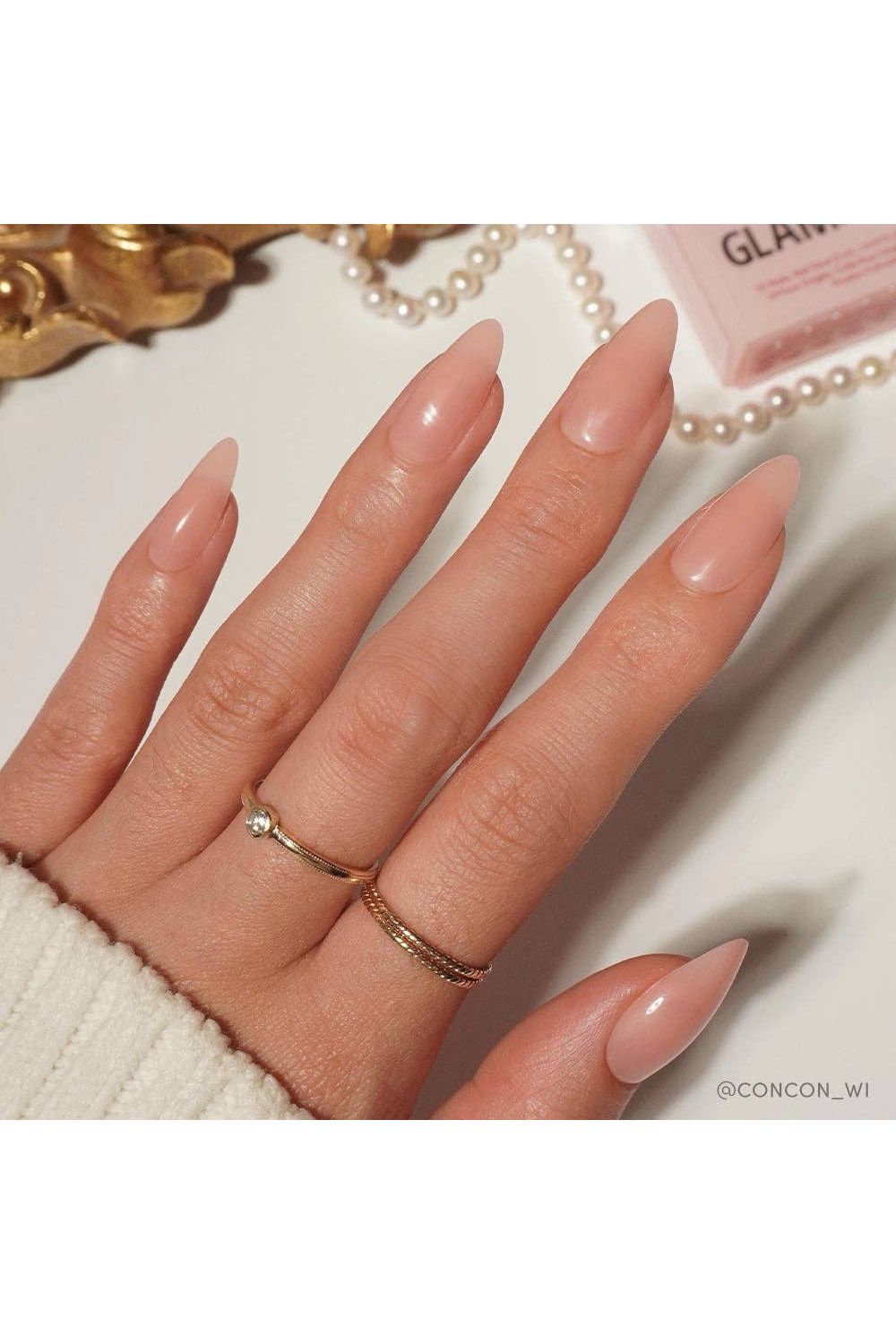 Press On Nails: Sheer Pink - Keepsake