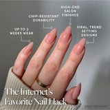 Press On Nails: Sheer Pink - Keepsake