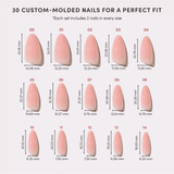 Press On Nails: Sheer Pink - Keepsake