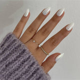 Press On Nails: White Chrome - Keepsake