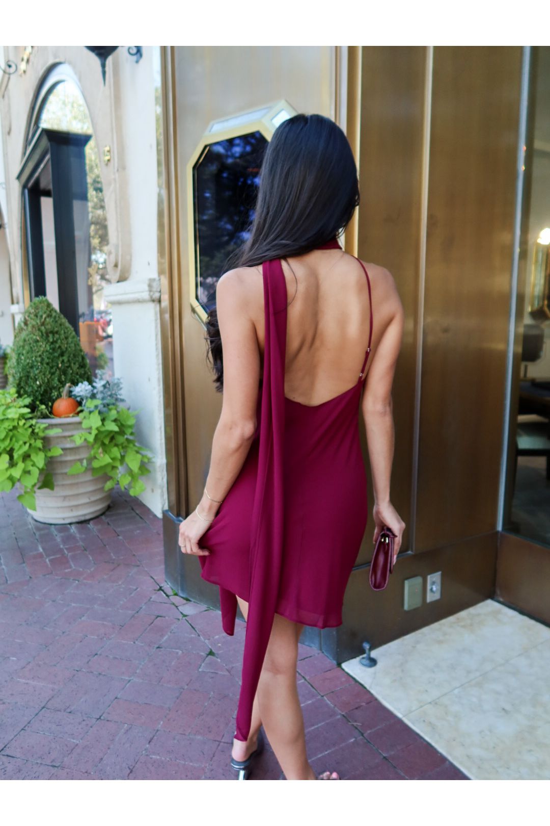 Scarfed Away Mini - Burgundy - Keepsake