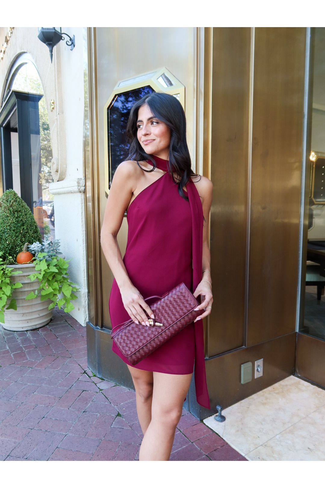Scarfed Away Mini - Burgundy - Keepsake