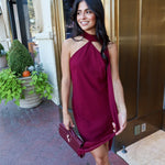 Scarfed Away Mini - Burgundy - Keepsake