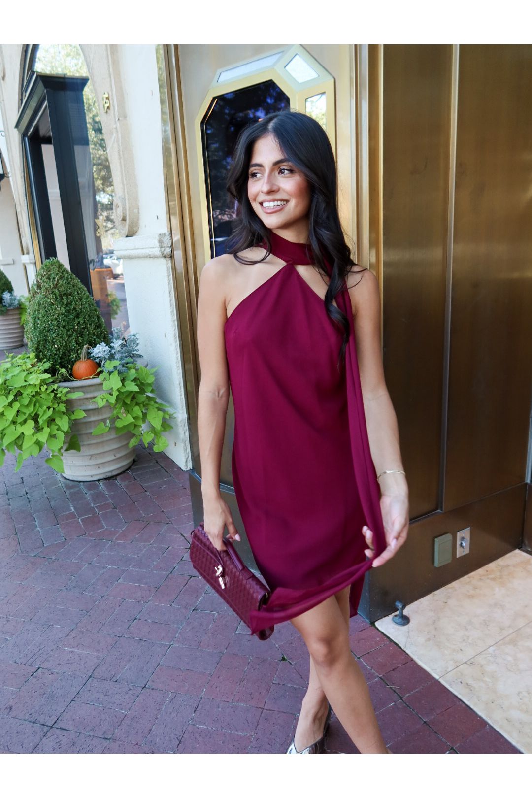 Scarfed Away Mini - Burgundy - Keepsake