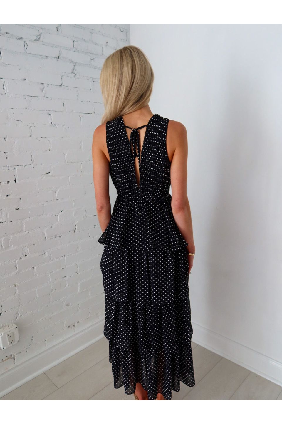 Spot On Tiered Maxi Dress - Keepsake