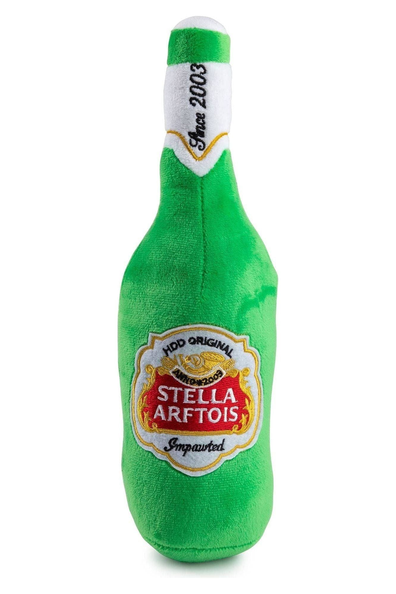 Stella Arftois Beer Bottle Squeaker Dog Toy - Keepsake