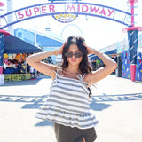 Striped & Structured Top - Keepsake
