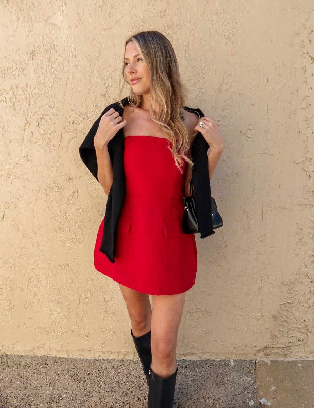 Strut In Style Romper - Cherry - Keepsake