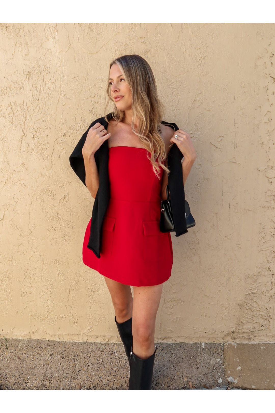Strut In Style Romper - Cherry - Keepsake