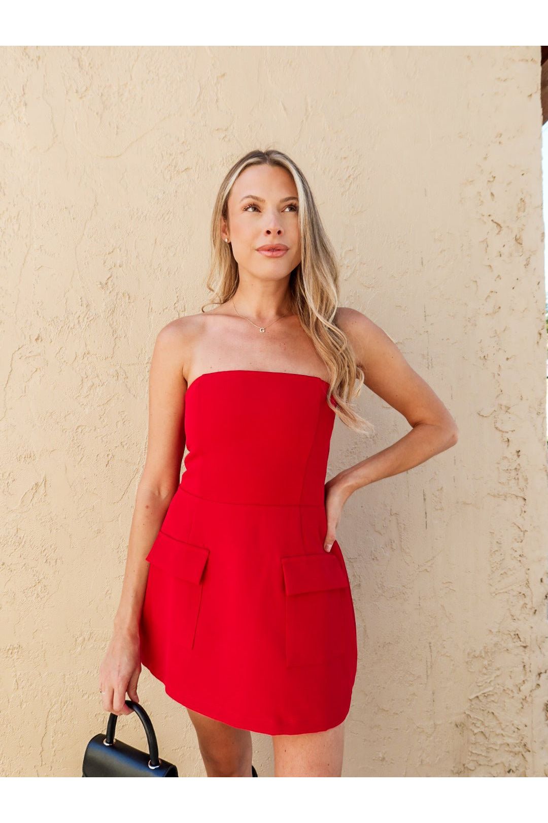 Strut In Style Romper - Cherry - Keepsake