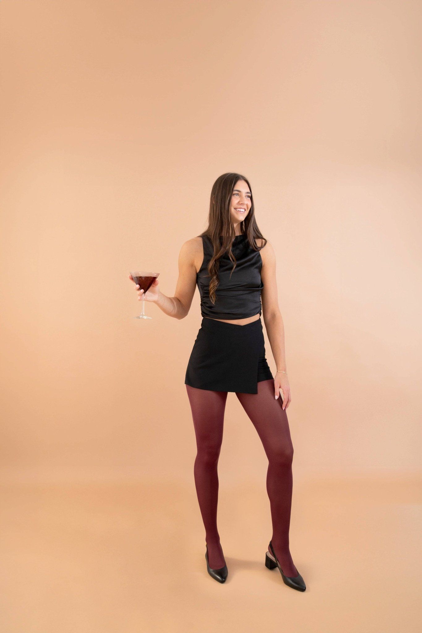 Tights - Burgundy - Keepsake