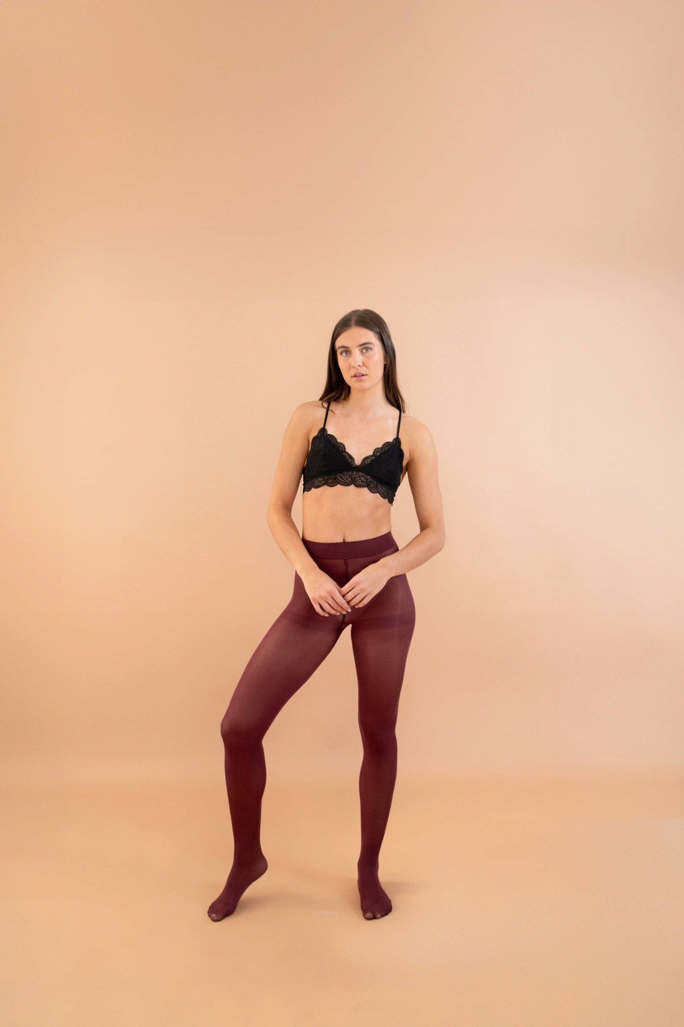 Tights - Burgundy - Keepsake